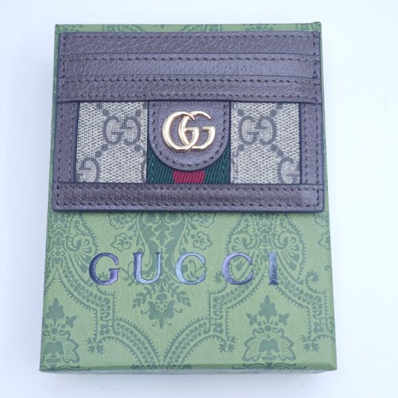 Gucci GG Canvas Card Organizer with Web Stripe - Picture 4 of 4